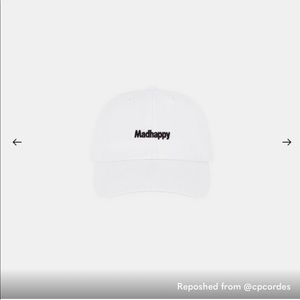 Madhappy classic white dad hat